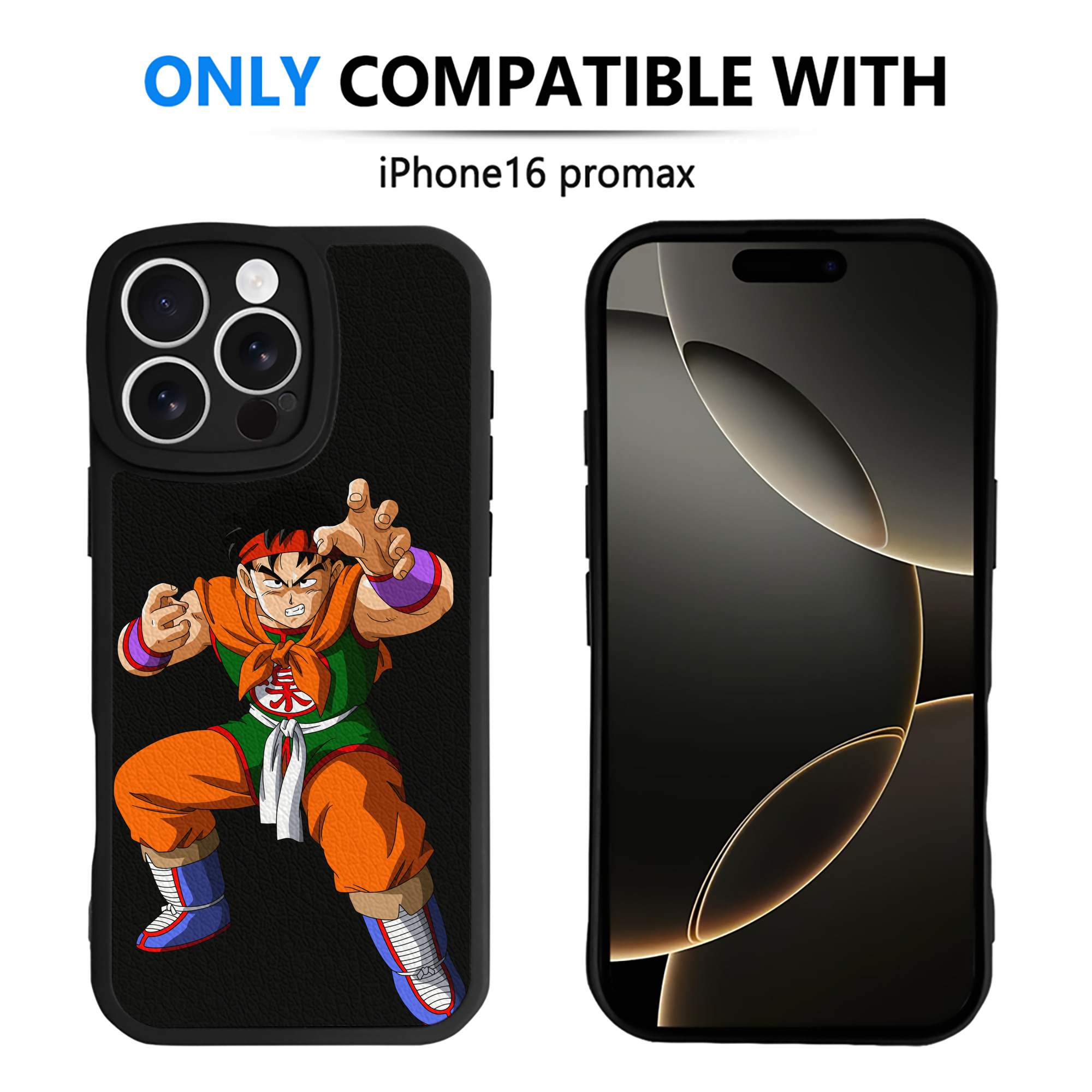 （画像用） ドラゴンボール DRAGON BALL 【iPhone 16シリーズ対応】シリコンスマホケース（レザー調） 材質：シリコン